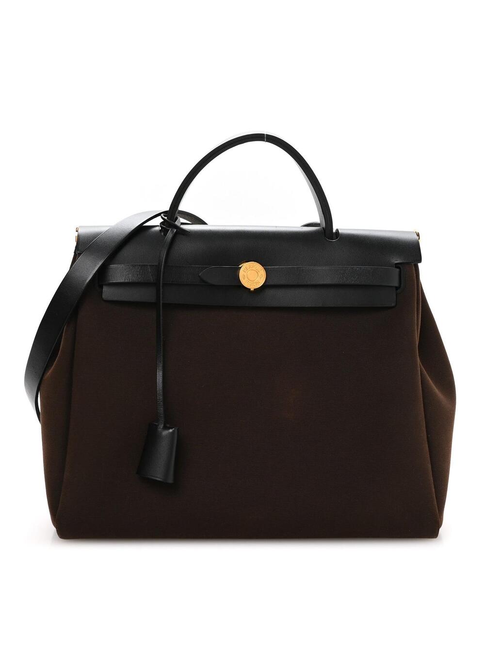 Hermes Military Toile Vache Hunter #364353H24B